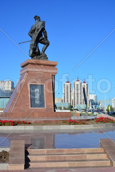 Астана - уличная скульптура. Достопримечательности Казахстана. 