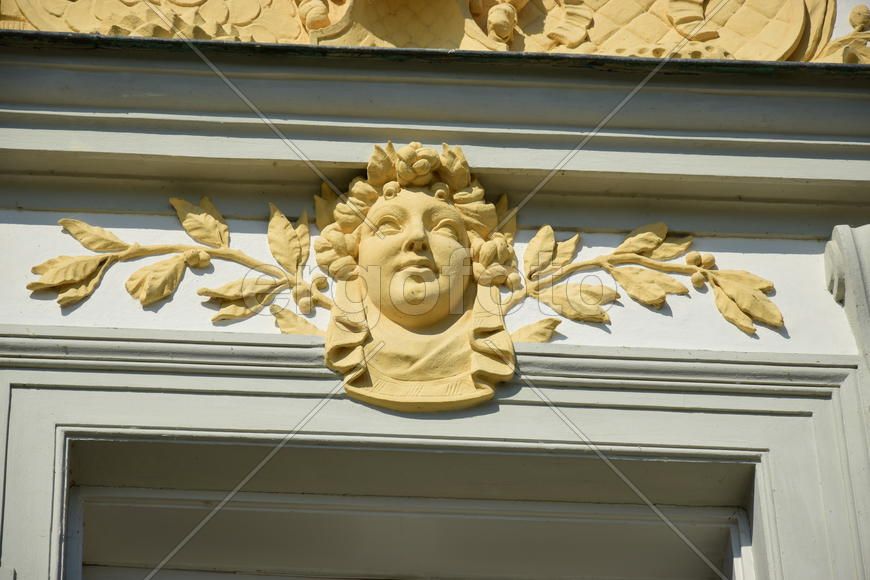 Германия, Мюнхен, замок Нимфенбург. Детали здания 