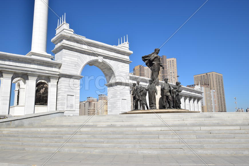 Астана - Площадь независимости. Казахстан