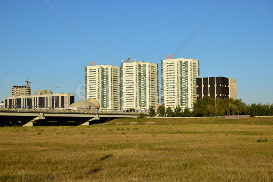 Астана. Городская архитектура. Современные высотные здания 