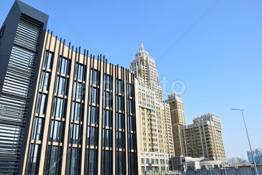 Астана. Городская архитектура. Современные высотные здания 