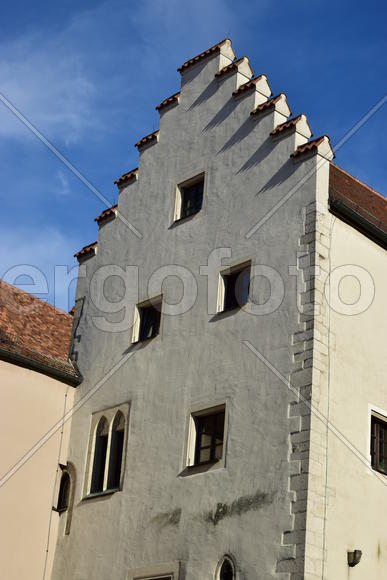 Германия - город Нюрнберг. Фасад здания 