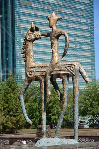 Уличная скульптура Астаны