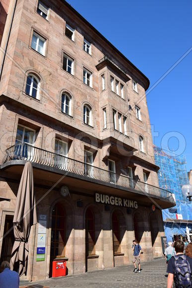 Германия - город Нюрнберг. Архитектура города 