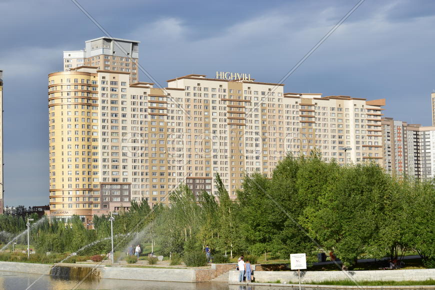 Астана. Городская архитектура. Современные высотные здания 