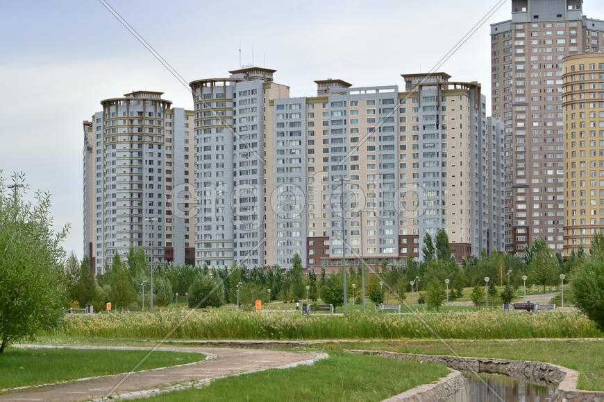 Астана. Городская архитектура. Современные высотные здания 