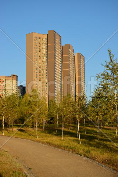 Астана. Городская архитектура. Современные высотные здания 