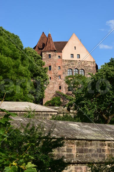 Германия - город Нюрнберг. Памятник архитектуры 