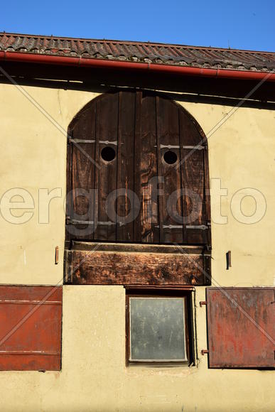 Германия - город Бамберг. Фасад здания 