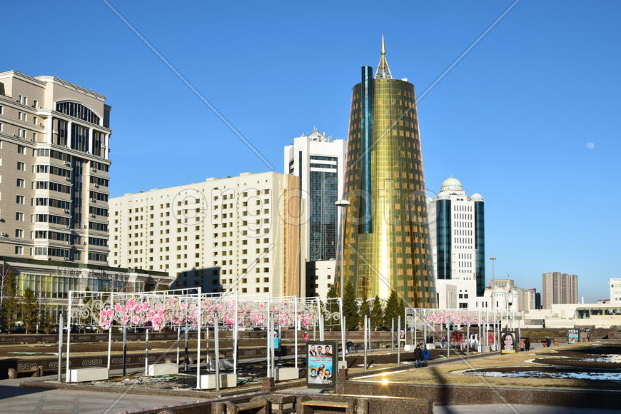 Астана - городская архитектура. Казахстан 