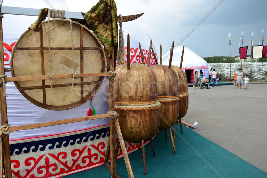 Празднование дня города в Астане. Казахстан
