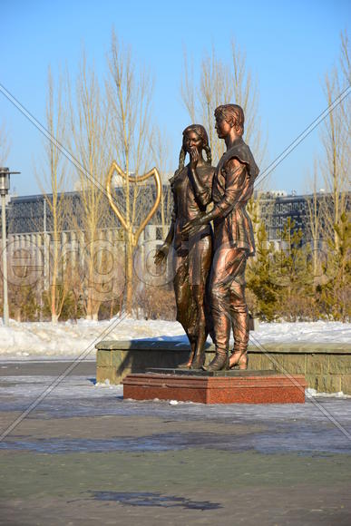 Уличная скульптура Астаны