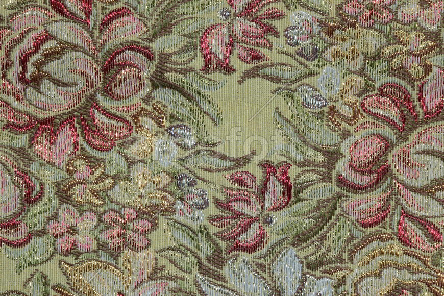 Фон. Текстура ткани с рисунком 