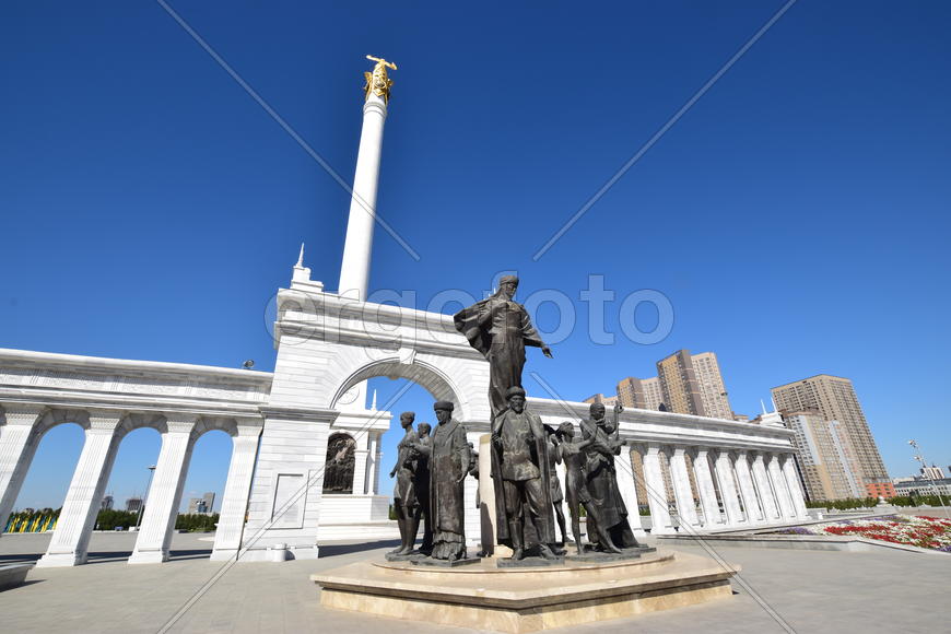 Астана - Площадь независимости. Казахстан