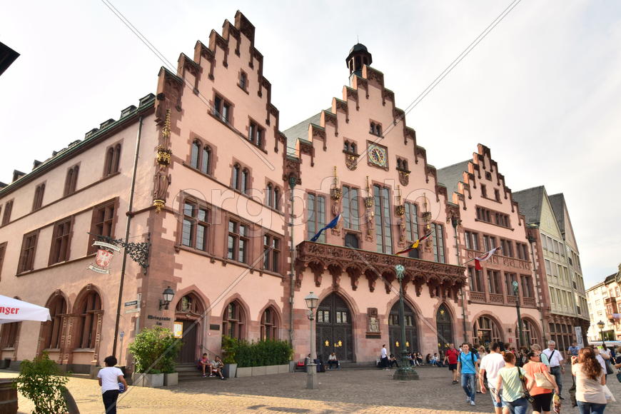 Германия, Франкфурт-на-Майне. Старинное здание 