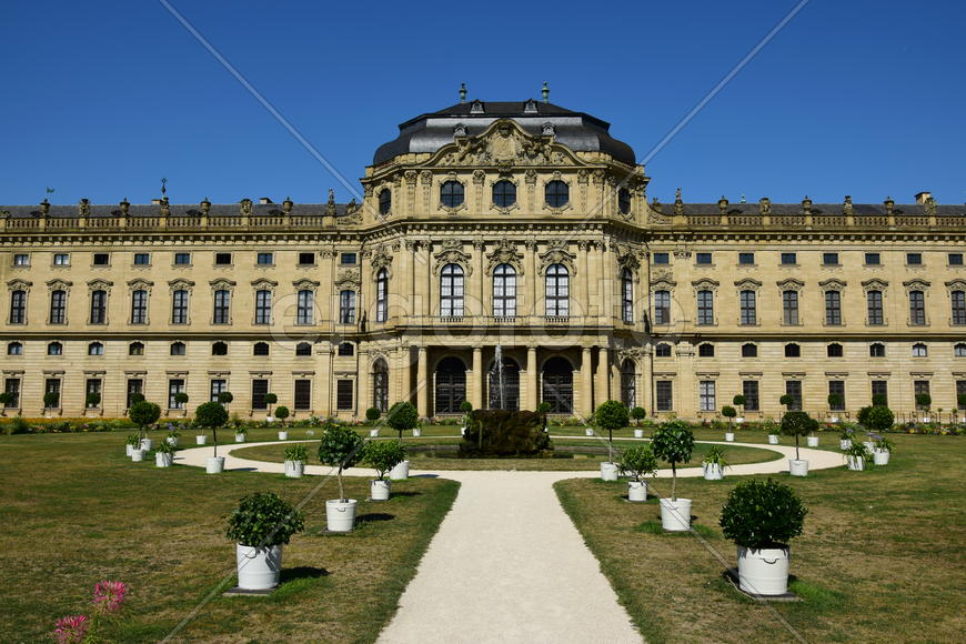 Германия - Город Вюрцбург, резиденция