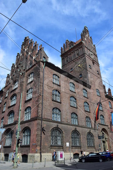 Германия. Мюнхен. Фасад старинного здания 