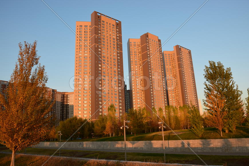 Астана - многоэтажные жилые дома