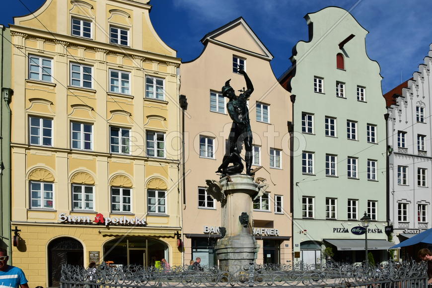 Германия, Аугсбург, памятники архитектуры 