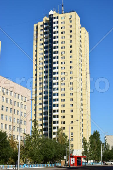 Астана - многоэтажные жилые дома. Архитектура Казахстана 