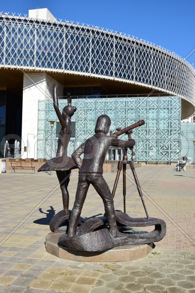 Астана - уличная скульптура. Достопримечательности Казахстана. 