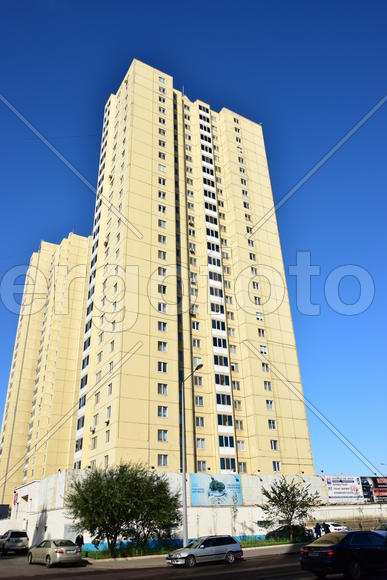 Астана - многоэтажные жилые дома. Архитектура Казахстана 