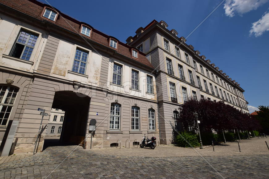 Германия - город Ансбах под Нюрнбергом. Памятник архитектуры 