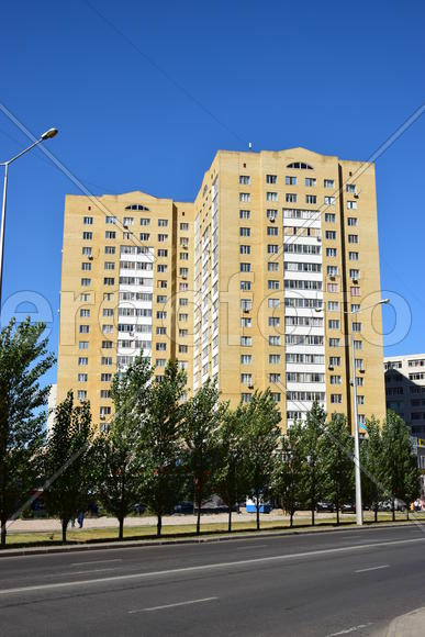 Астана - многоэтажные жилые дома. Архитектура Казахстана 