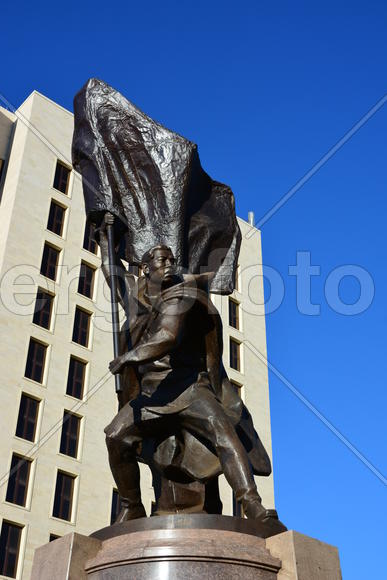 Астана - уличная скульптура. Достопримечательности Казахстана. 