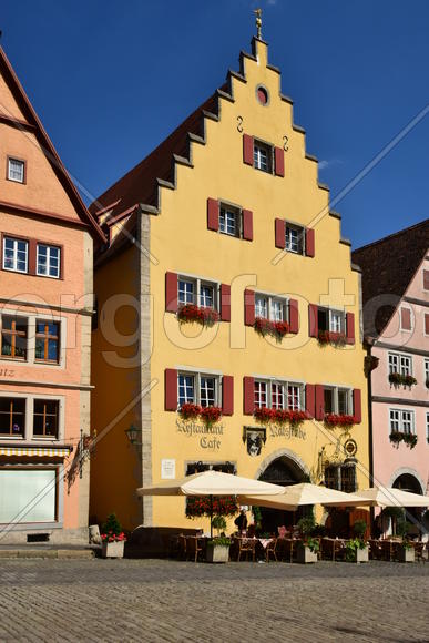 Архитектура Горада Ротенбург в Германии