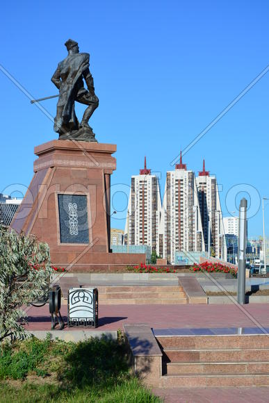 Астана - уличная скульптура. Достопримечательности Казахстана. 