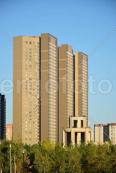 Астана. Городская архитектура. Современные высотные здания 