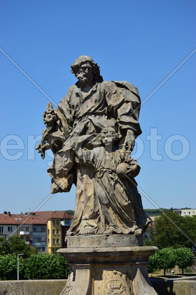 Германия - Город Вюрцбург, памятник 