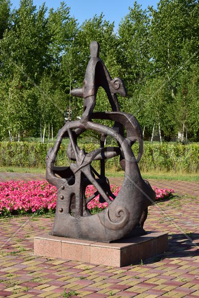 Уличная скульптура Астаны