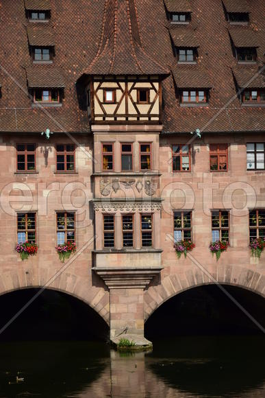 Германия - город Нюрнберг. Памятник архитектуры 