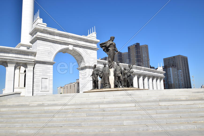 Астана - Площадь независимости. Казахстан