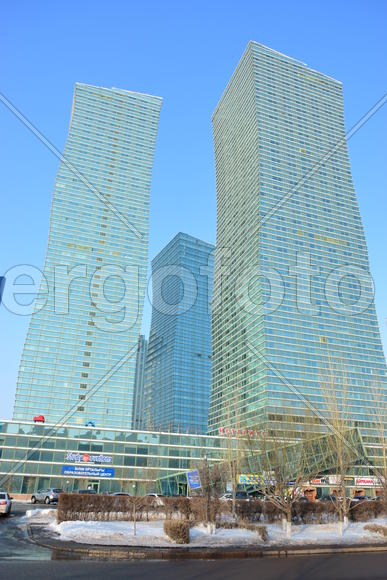 Астана. Городская архитектура. Современные высотные здания 