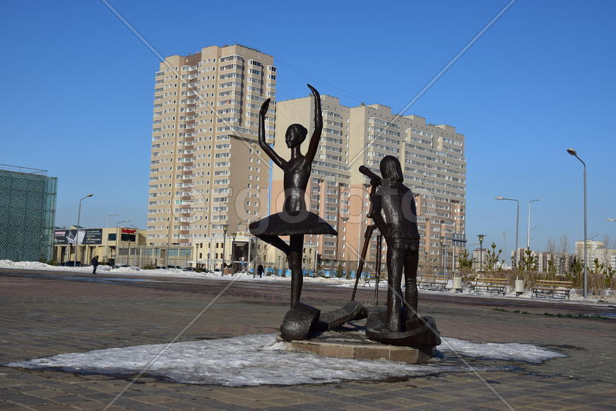 Уличная скульптура Астаны