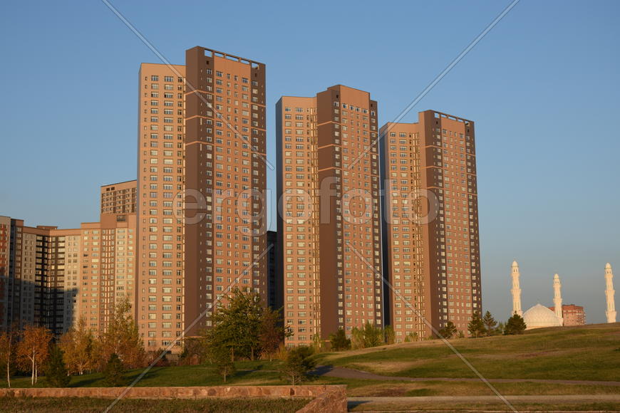 Астана - многоэтажные жилые дома