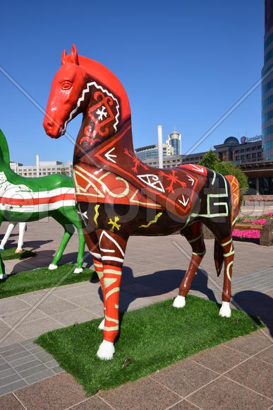 Уличная скульптура Астаны