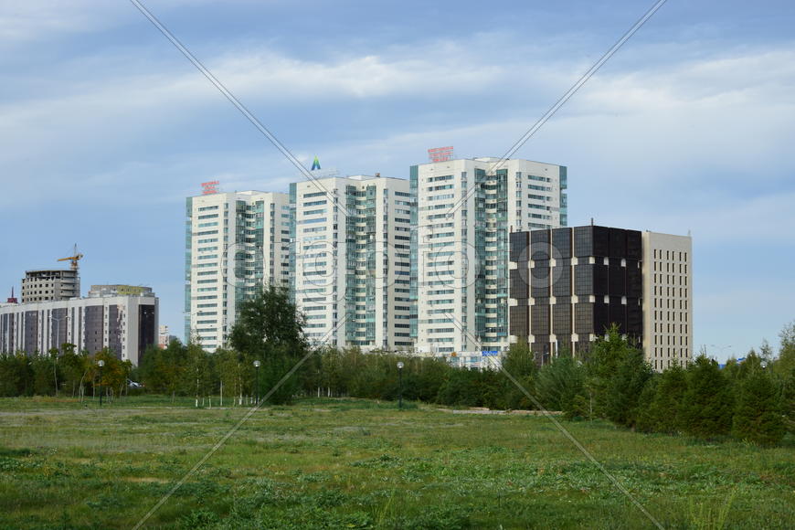 Астана. Городская архитектура. Современные высотные здания 