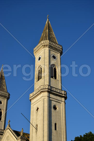 Германия. Мюнхен. Башня старинного здания 