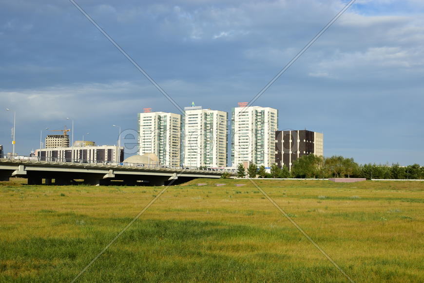 Астана. Городская архитектура. Современные высотные здания 