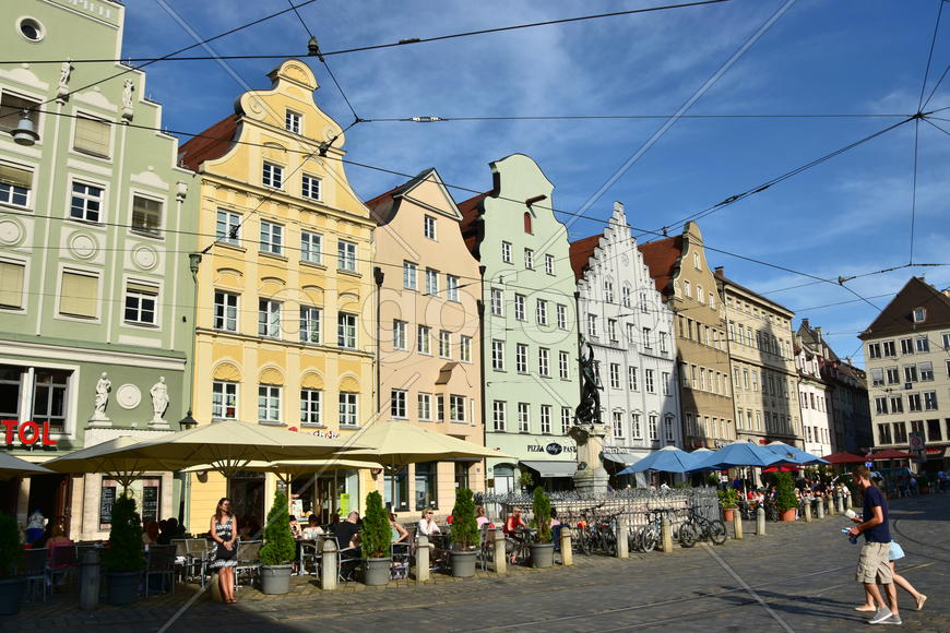 Германия, Аугсбург, памятники архитектуры 