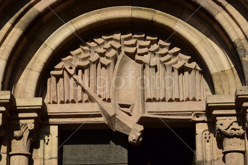 Германия - город Нюрнберг. Фасад исторического здания 