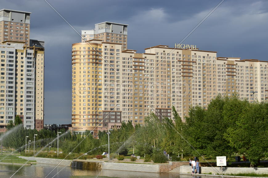 Астана. Городская архитектура. Современные высотные здания 