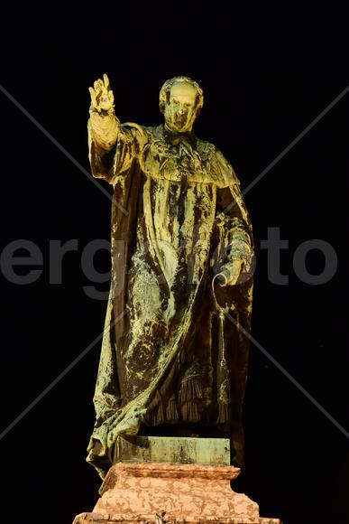 Германия - город Бамберг. Ночной город 