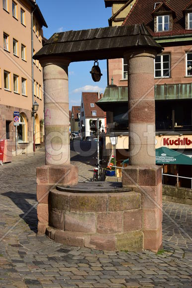 Германия - город Нюрнберг. Памятник архитектуры 