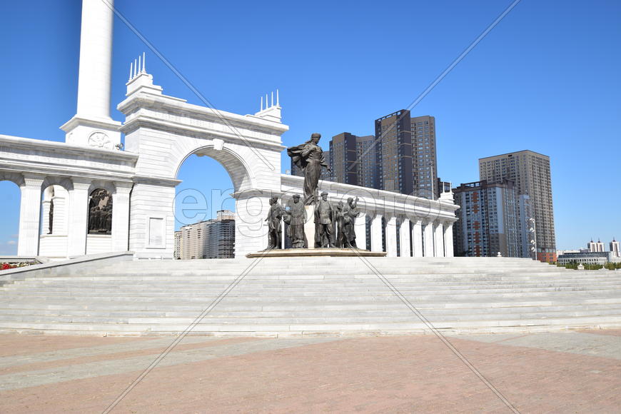 Астана - Площадь независимости. Казахстан