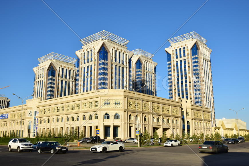 Астана - многоэтажные жилые дома. Архитектура Казахстана 